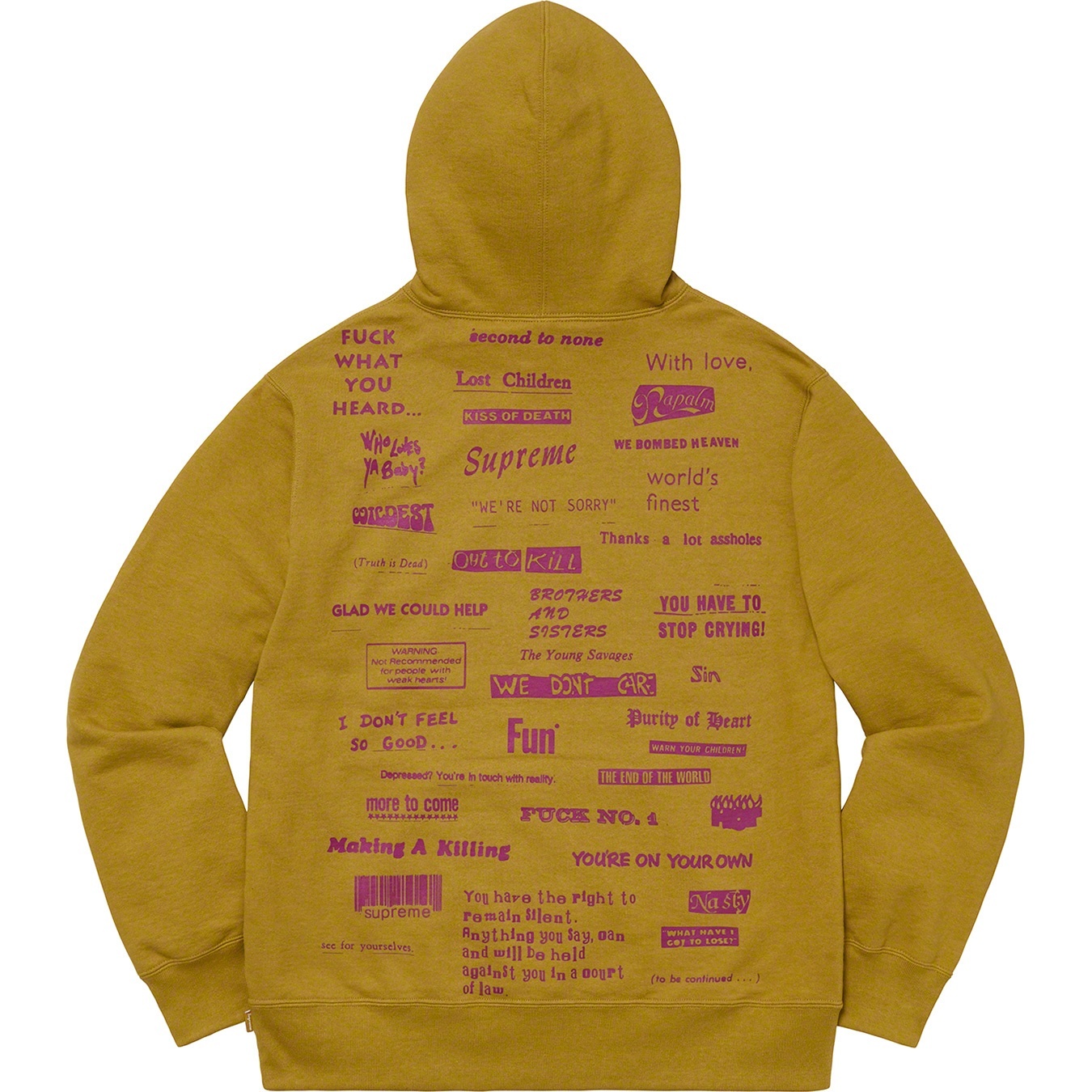 Stop Crying Hooded Sweatshirt view 15
